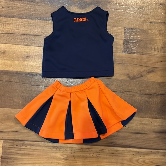 Clemson cheerleading two piece set size 2T - Picture 2 of 3